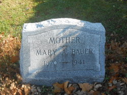 Mary Alberta “Bertha” <I>Pierce</I> Bauer 