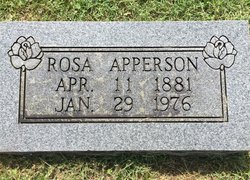 Rosa Lee <I>Royer</I> Apperson 