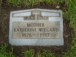 Katherine “Katie” <I>Distlerath</I> Wiegand 