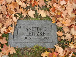 Anetta G <I>Gisenas</I> Leitzke 