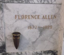 Florence Ada <I>Cook</I> Allen 