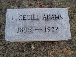 Edna Cecile <I>Ocker</I> Adams 