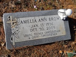 Amelia Ann <I>Richardson</I> Brown 