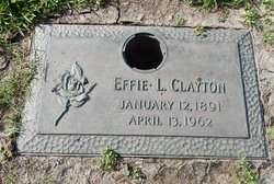 Effie Lodella <I>Wallace</I> Clayton 