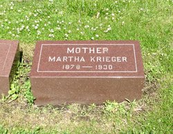 Martha <I>Tesche</I> Krieger 