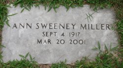 Ann <I>Sweeney</I> Miller 