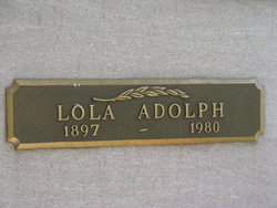 Lola <I>Larimore</I> Adolph 