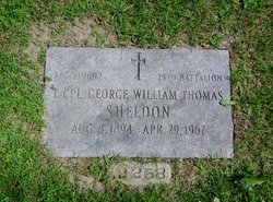 CPL George William Thomas Sheldon 