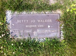 Betty Jo <I>Frederick</I> Walker 