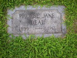 Phoebe Jane <I>Gillham</I> Deal 