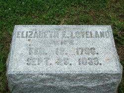 Elizabeth E. “Betsey” <I>Eldredge</I> Loveland 