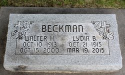 Walter H Beckman 