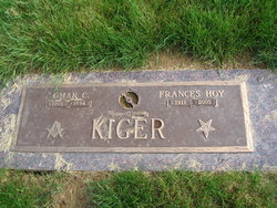 Frances B. <I>Hoy</I> Kiger 