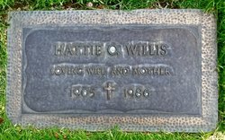 Hattie L <I>Brocks</I> Willis 
