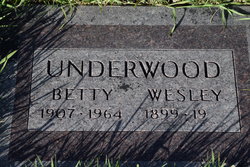 Betty Jean <I>Decker</I> Underwood 