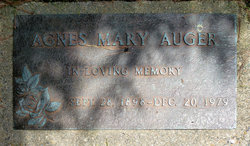 Agnes Mary <I>Hickey</I> Auger 