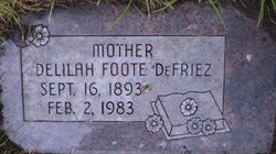 Delilah <I>Foote</I> DeFriez 