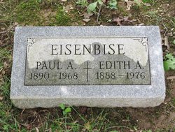 Edith A. <I>Zillhardt</I> Eisenbise 