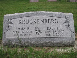 Emma E <I>Kitzman</I> Kruckenberg 