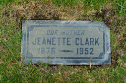 Jeanette Hannah “Nettie” <I>Moody</I> Clark 
