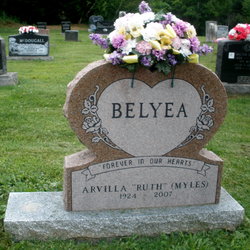Arvilla “Ruth” <I>Myles</I> Belyea 