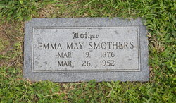 Emma May <I>Tilley</I> Smothers 