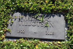 Harriet A Tillotson 