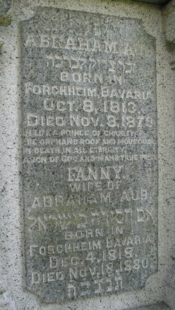 Fanny <I>Rindskopf</I> Aub 