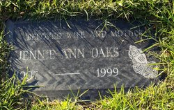 Jennie Ann <I>Nowman</I> Oaks 