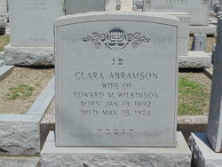 Clara <I>Abramson</I> Wilkinson 