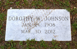 Dorothy W. <I>Thorn</I> Johnson 