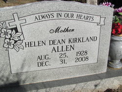 Helen <I>Dean</I> Kirkland Allen 