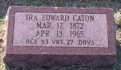 Ira Edward Caton 