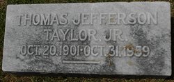 Thomas Jefferson “Tommy” Taylor Jr.