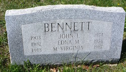 Edna M Bennett 