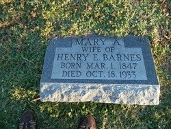 Mary A Barnes 
