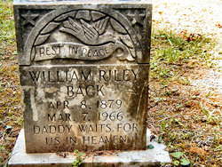 William Riley “Willie” Back 