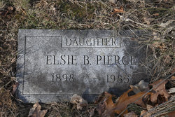 Elsie B <I>Backman</I> Pierce 
