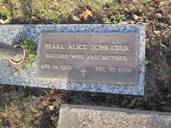 Pearl Alice <I>Smith</I> Schrader 