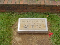 Mary Ida <I>Warlick</I> DeLoach 
