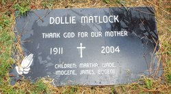 Dollie <I>Williams</I> Matlock 