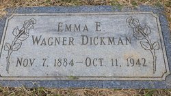 Emma E. <I>Sinkhorn</I> Wagner  Dickman 