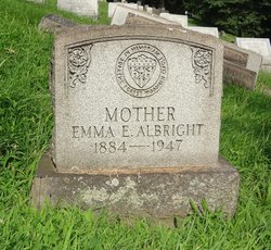 Emma E <I>Diebener</I> Albright 