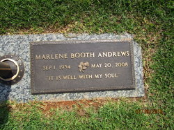 Marlene <I>Booth</I> Andrews 