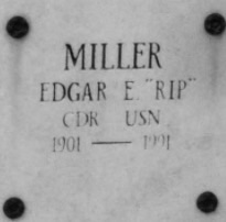 CDR Edgar E. “Rip” Miller 