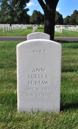 Ann Luella <I>Williams</I> Bursaw 