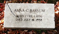 Anna C <I>Kelly</I> Barnum 