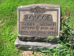 Ann Mary <I>Bamber</I> Roscoe 