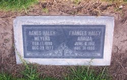 Agnes Haley Meyers 