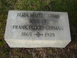 Eliza Mayell <I>Gibbs</I> German 